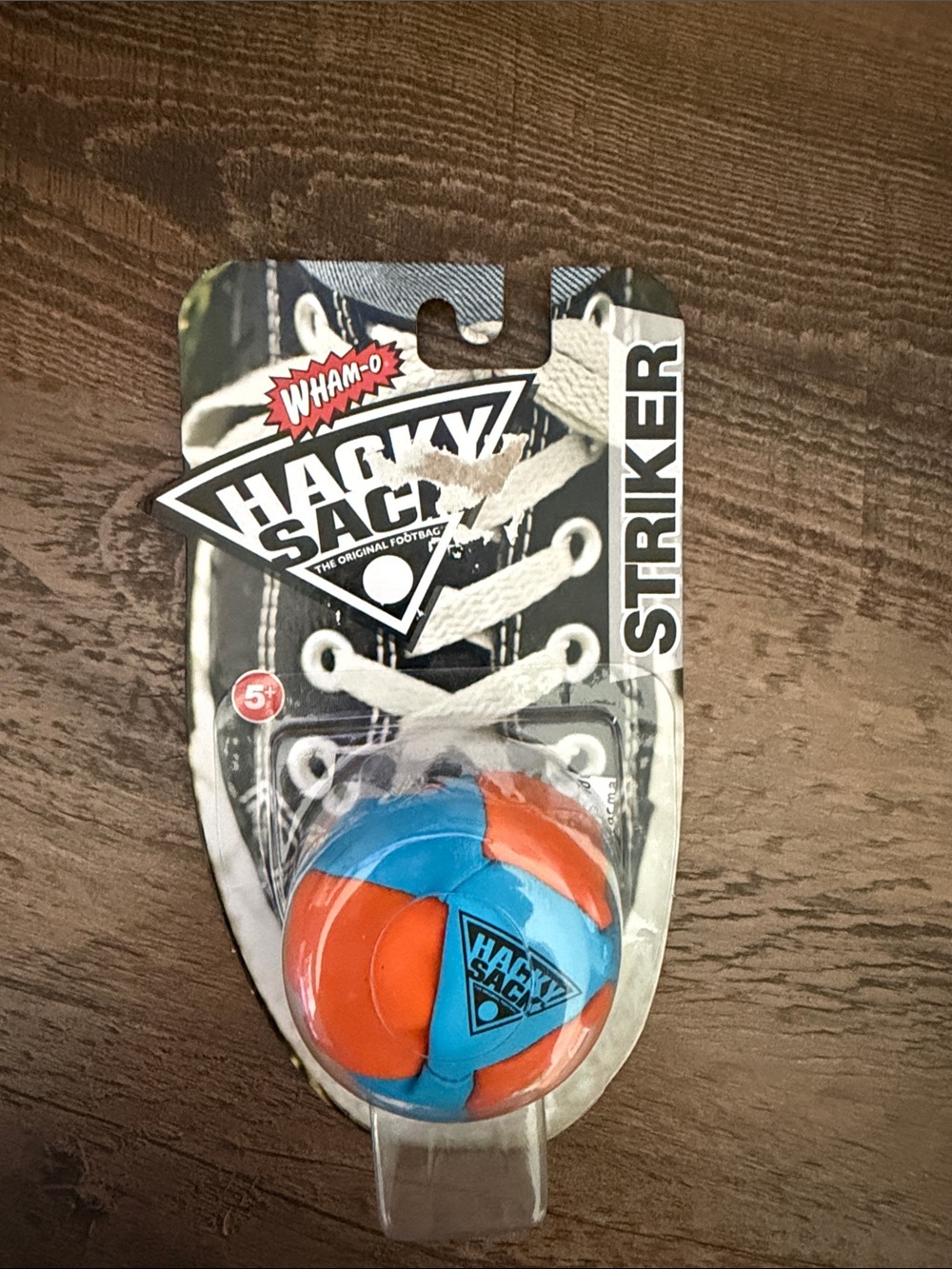 Wham-O Hacky Sack Striker Footbag - Blue & Orange
